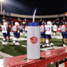 Bulk Custom Printed 32oz Sports Bottle with Flexible Straw