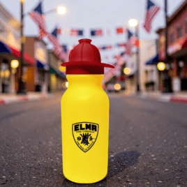Bulk Custom Printed Water Bottle with Firefighter Helmet Cap