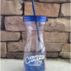 Bulk Custom Printed Plastic Carafe with Straw Lid and Ice Cubes
