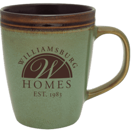 Willow- Bulk Custom Printed 14oz Hand Dipped Reactive Glaze Coffee Mug