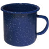 18oz. Enameled Steel Campfire Mugs, speckled, vintage, western, tin cups