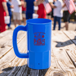 Baby Bear- Bulk Custom Printed 14oz Reusable Plastic Beer Mug made in the USA