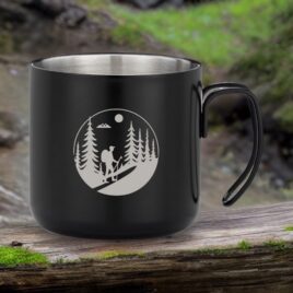 Backpack Mug- Bulk Custom Printed 14oz. Mule Camper Mug