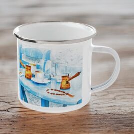 Loon-12oz. Enameled Steel Campfire Mug with Full Color