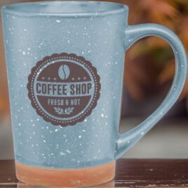 Oak- Bulk Custom Printed 16oz Speckled Mug with Terracotta Bottom