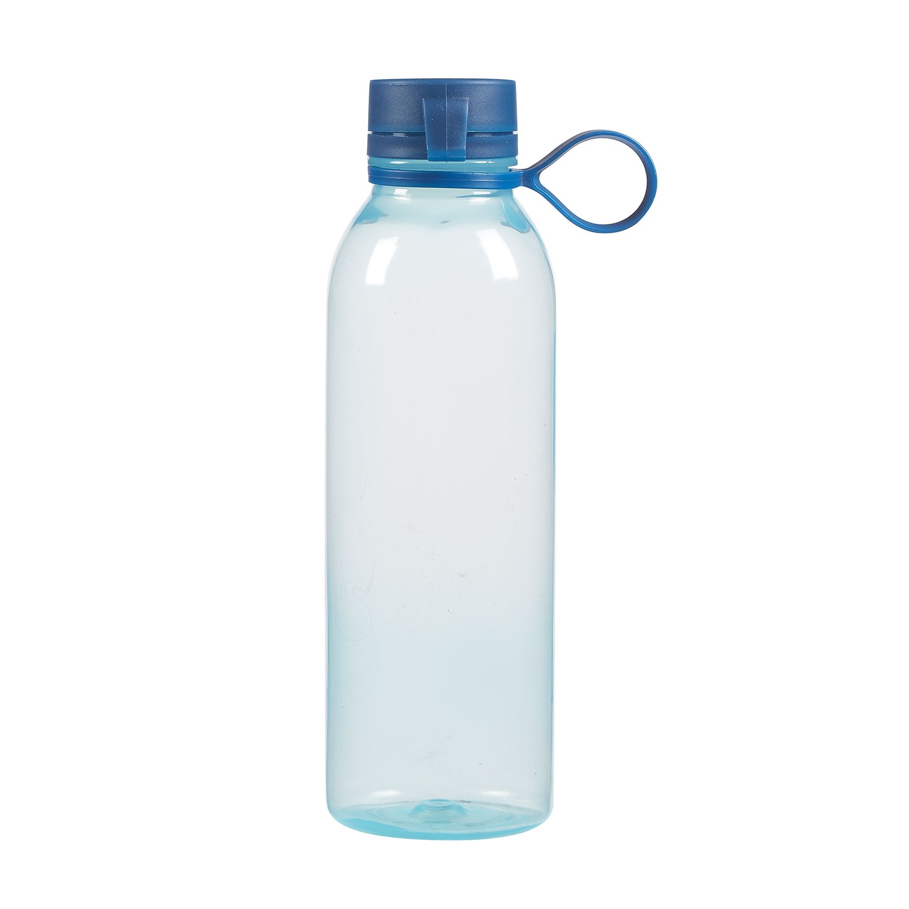 Wholesale Glass Double Wall Water Bottle- 17oz- Teal/Clear CLEAR/DARK TEAL