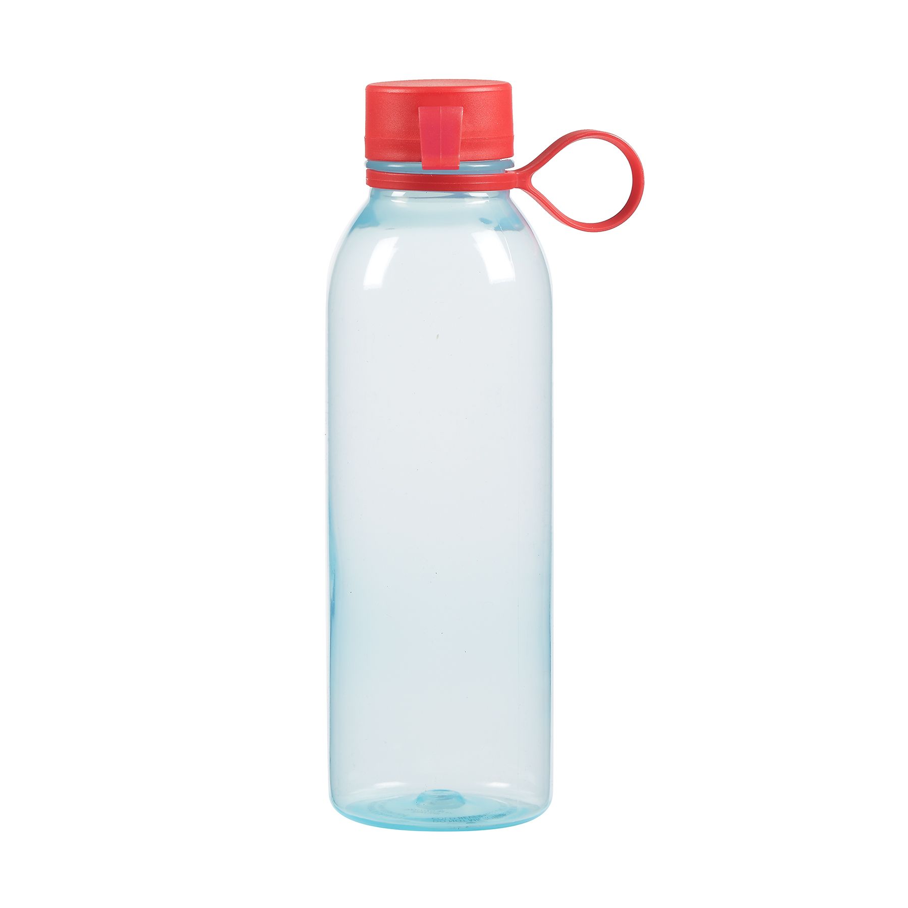 Wholesale Plastic Water Bottle- 24oz- Red/Clear CLEAR/RED TOP