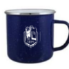 Geneseo Mug- Bulk Custom Printed 16oz Speckled Two Tone Enameled Steel Cup with Stainless Rim