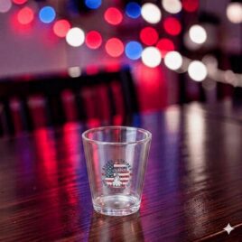 Custom Bulk Full Color Printed Plastic Shot Glass Made in the USA