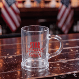 Custom Bulk Printed Plastic Mug Style Shot Glass Made in the USA