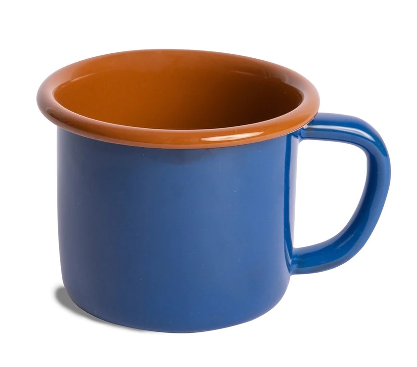 Blue and Brown Mug