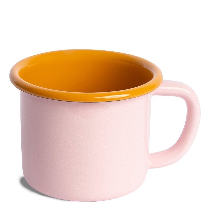 Pink and Mustard Mug