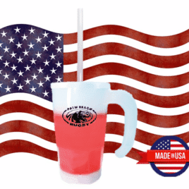 Color Change Stackable Beer Stein with Straw and Lid