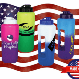 Rhino- Bulk Custom Printed 32oz Color Change Grip Bottle, MADE IN THE USA