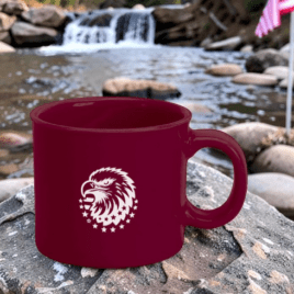 Bedrock- Bulk Custom Printed 14oz Ceramic Camp Mug Made in the USA