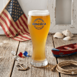 Nautilus- Bulk Custom Printed 32oz Weizen Glass Made in the USA