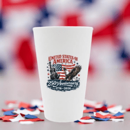 Bulk Custom Full Color Printed 16oz Flexible Pint Glass Made in the USA